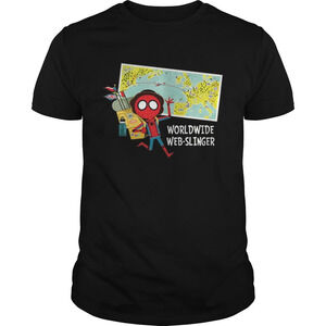 Marvel Spiderman Far From Home Map Shirt